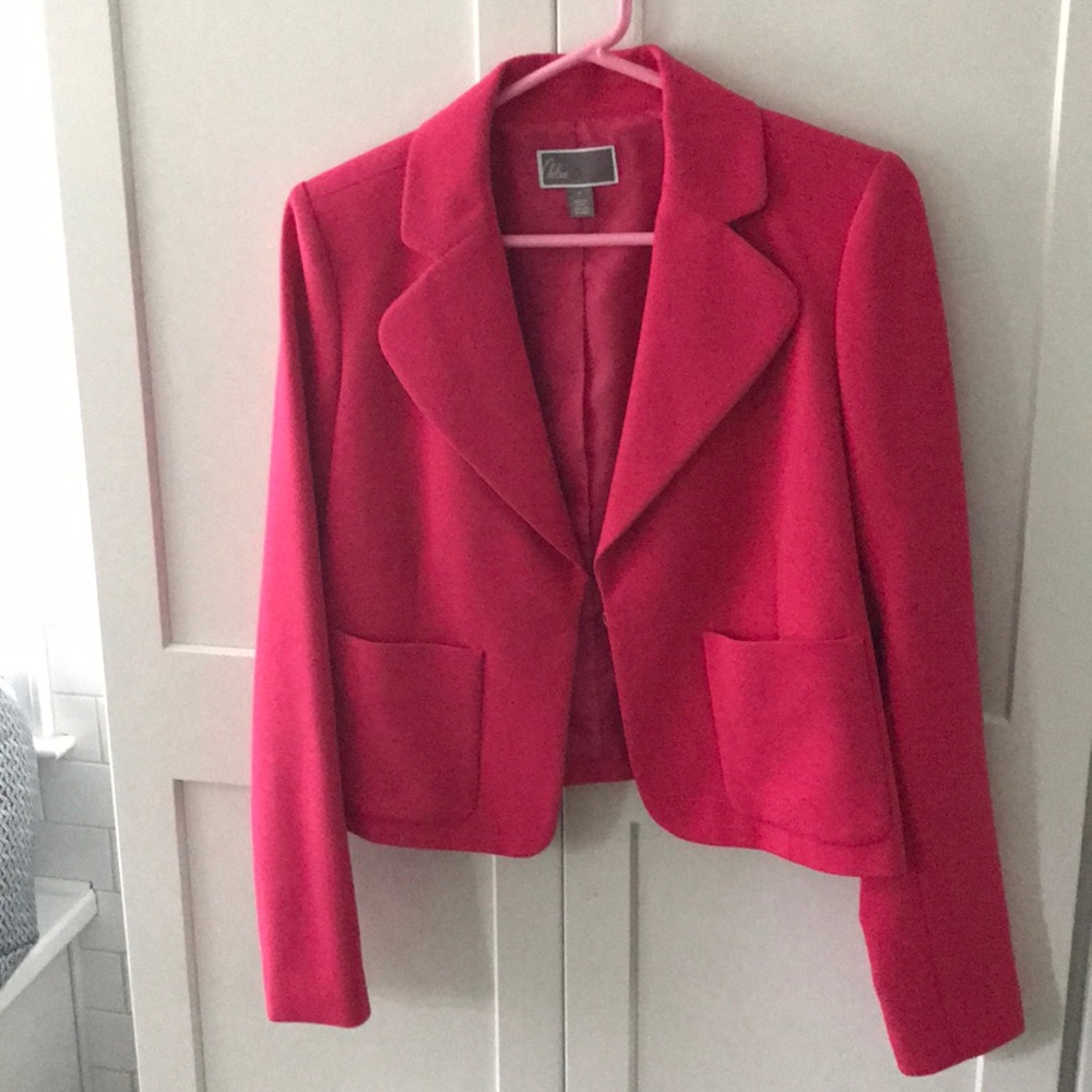 Nordstrom Chelsea 28 Hot Pink blazer jacket